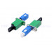 AD-E2AF-SCM-SM E2000APC母頭轉SCUPC公頭轉接頭 光纖適配器E2000/APC-SC光纖轉換接頭光纖衰減器高品質光纖耦合器 E2000母轉公光纖轉接頭